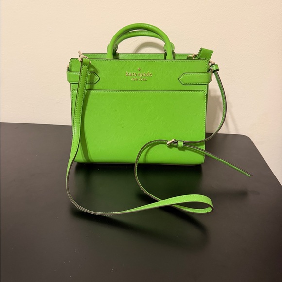kate spade Vibrant Green Satchel Bag - Picture 2 of 8